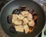 夏野菜と豚バラ肉の梅肉炒め作り方5写真