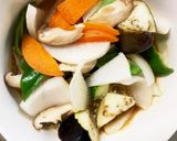 肉無豆腐簡単きな粉ゴマだれ味野菜炒め作り方14写真