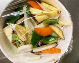 肉無根菜たっぷりさっぱり梅照り味野菜炒め作り方14写真