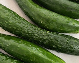 ひえひえきゅうりとエビの卵とじ煮作り方1写真