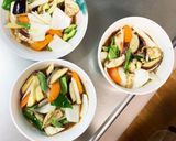 肉無根菜たっぷりさっぱり梅照り味野菜炒め作り方15写真