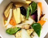 肉無根菜たっぷりさっぱり梅照り味野菜炒め作り方16写真