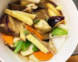 肉無根菜たっぷりさっぱり梅照り味野菜炒め作り方19写真