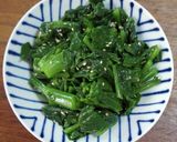 つるむらさきのナムル作り方4写真