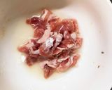 きな粉味噌焼うどん味豚こま大根青椒肉絲風作り方1写真