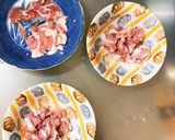 きな粉味噌焼うどん味豚こま大根青椒肉絲風作り方3写真