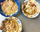 きな粉味噌焼うどん味豚こま大根青椒肉絲風作り方4写真