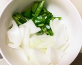 きな粉味噌焼うどん味豚こま大根青椒肉絲風作り方5写真