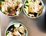 きな粉味噌焼うどん味豚こま大根青椒肉絲風作り方10写真