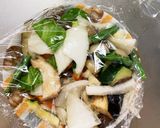 きな粉味噌焼うどん味豚こま大根青椒肉絲風作り方12写真