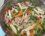 野菜肉絲　青椒エリンギ人参肉絲　作り方4写真