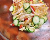 給食の春雨サラダ作り方6写真