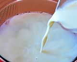無病息災を祈って水無月風の豆乳寒天♪作り方3写真