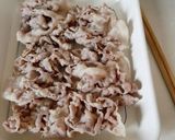 暑い日に！豚しゃぶでごまだれパスタ作り方4写真