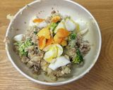 挽肉入り♫そぼろポテトサラダ作り方5写真