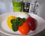 ゆで鶏のやさしいお酢ラビゴットソース作り方1写真