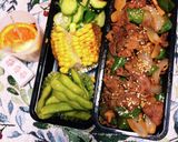 忙しい朝に簡単❗焼肉弁当✨(^q^)☺⛄作り方13写真