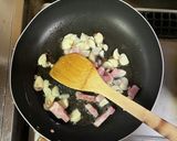 超簡単☆かいわれベーコン塩パスタ♪♪作り方3写真