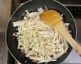 超簡単☆かいわれベーコン塩パスタ♪♪作り方4写真