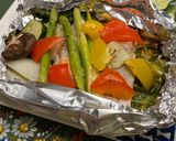 ヘルシオで海鮮とお野菜のホイル焼き作り方6写真