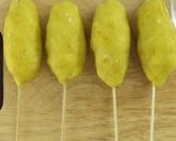 子どもが大好き♡チーズカレーポテトドッグ作り方3写真
