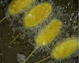 子どもが大好き♡チーズカレーポテトドッグ作り方4写真