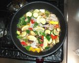 豚肉と夏野菜の塩麹レモン炒め作り方9写真