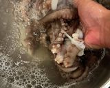 釣って来たタコとオートミールでチヂミ作り方3写真