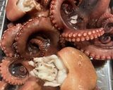 釣って来たタコとオートミールでチヂミ作り方6写真