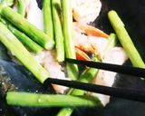 レモンとアスパラ、海老のあっさりパスタ作り方6写真
