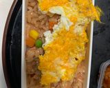 全てレンジ中華風親子丼味オムライス弁当作り方12写真
