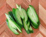 沖縄島野菜モーウイのさっぱり薬味梅和え作り方2写真
