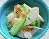 沖縄島野菜モーウイのさっぱり薬味梅和え作り方7写真