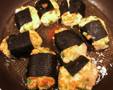 海老とはんぺんの海苔はさみ焼き作り方4写真