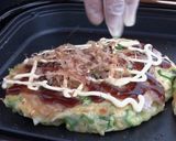 オクラのふわふわお好み焼き【食遺産】作り方12写真