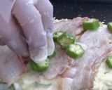 オクラのふわふわお好み焼き【食遺産】作り方8写真