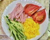 冷やしぶっかけサリ麺・梅干と麺つゆで作り方3写真
