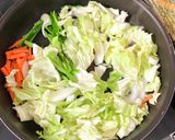 息子が作る…野菜たっぷり焼きそば♡作り方5写真