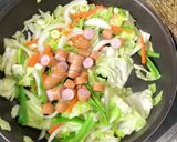息子が作る…野菜たっぷり焼きそば♡作り方6写真
