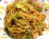 息子が作る…野菜たっぷり焼きそば♡作り方9写真
