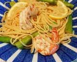 レモンとアスパラ、海老のあっさりパスタ作り方9写真