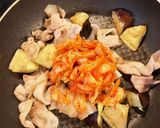 材料３つ！なす豚キムチ★作り方3写真