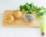 しらすと三つ葉のポテトサラダ作り方1写真