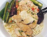 めんつゆで♪鶏胸肉と夏野菜の香味ダレ漬け作り方6写真