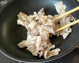 豚バラの・ケチャぽん丼作り方6写真