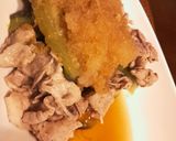 茄子と豚しゃぶのおろしポン酢作り方5写真