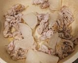 味噌豚大根サッと煮作り方1写真