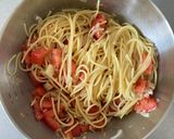 トマト・ツナ・チーズの冷製パスタ作り方8写真