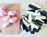 酸味が良い【揚げ茄子豚の梅ぽん酢浸し】作り方1写真