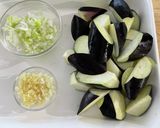 食欲が増す！甘辛、麻婆なすのそうめん作り方3写真